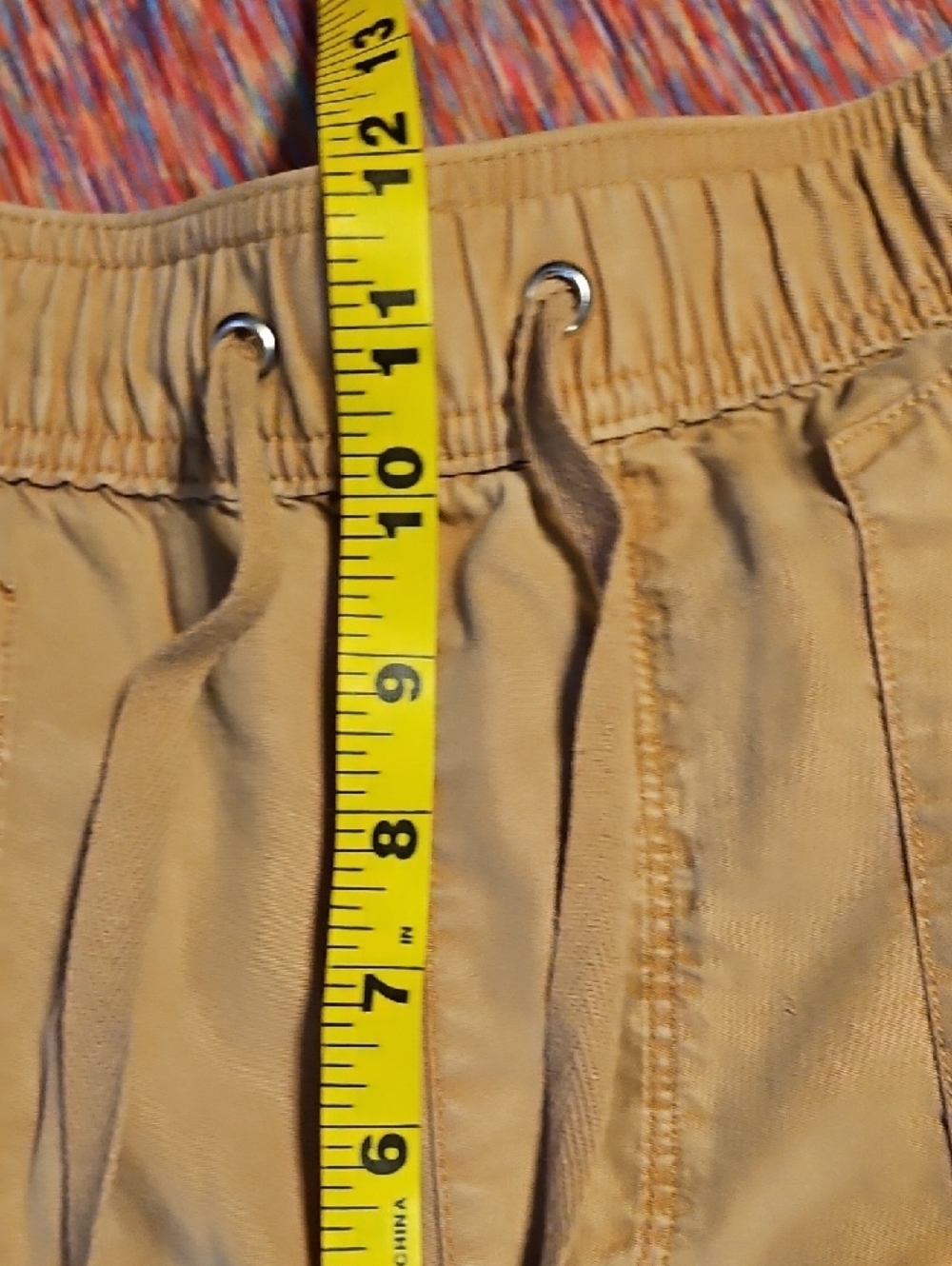 Velvet Heart Flowy Cargo Pants - Tan - Picture 13 of 15